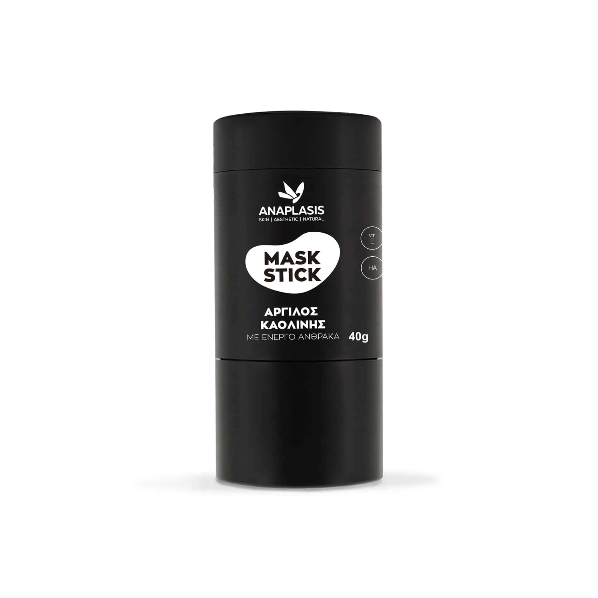 Μάσκα Προσώπου σε Stick με Άργιλο Καολίνης & Ενεργό Άνθρακα 40gr