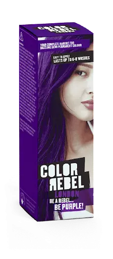 Βαφή Μαλλιών Μωβ - Colour Rebel London Purple 100ml